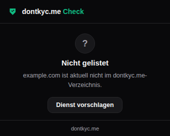 Nicht gelistet